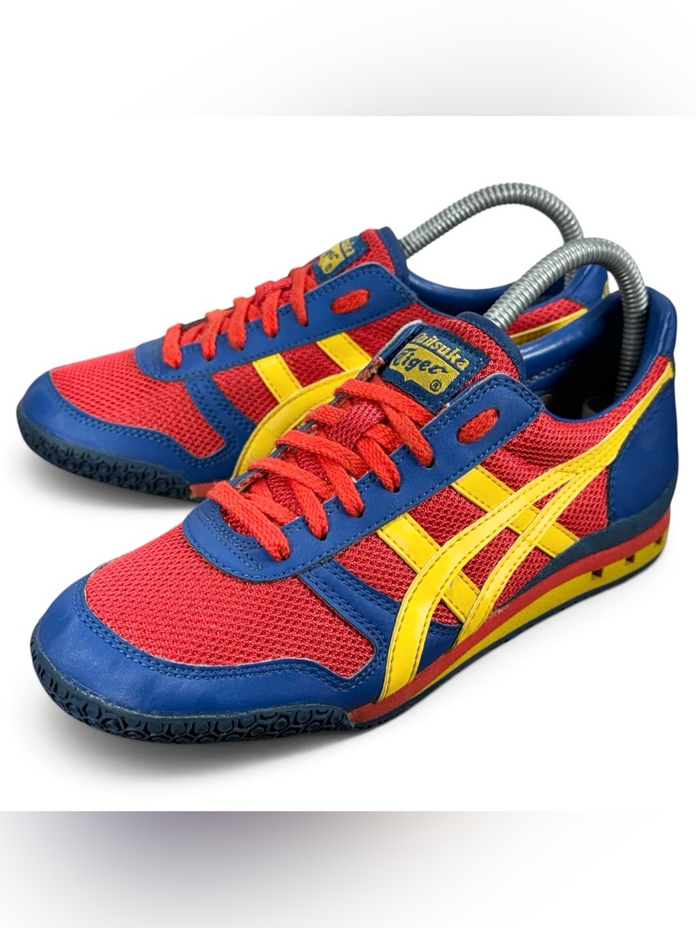 Vintage Asics Onitsuka Tiger Ultimate 81 Shoes Men’s Size 4.5 Red Blue Canvas